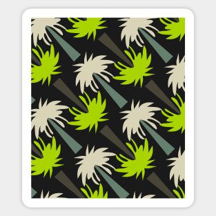 Retro palm tree decor Sticker